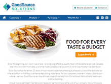Tablet Screenshot of goodsource.com